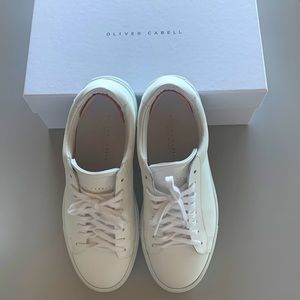 Oliver Cabell white leather sneakers